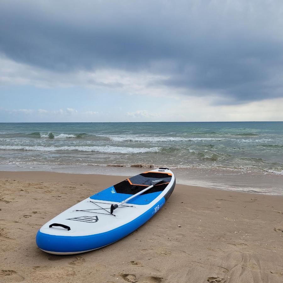 Beachfront House, Valencia, Wifi, Paddle Surf Board, Incredible Views Sueca Buitenkant foto